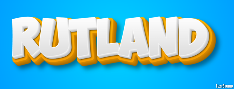 Rutland Efekt tekstowy