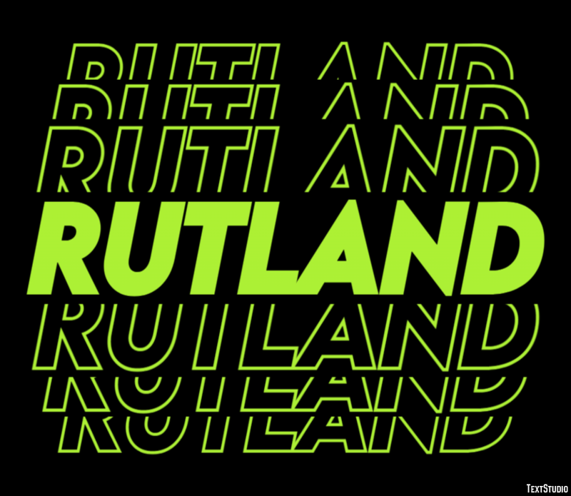 Rutland Efekt tekstowy