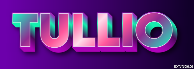 Tullio Эффект текста