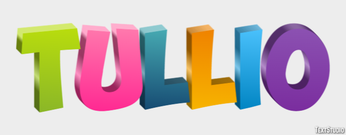 Tullio Эффект текста