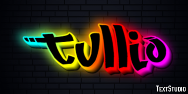 Tullio Эффект текста