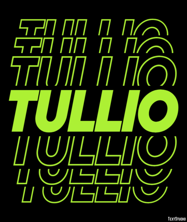 Tullio Effetto testo
