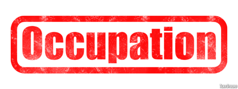 Occupation Text Effect