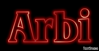 Arbi Text effect