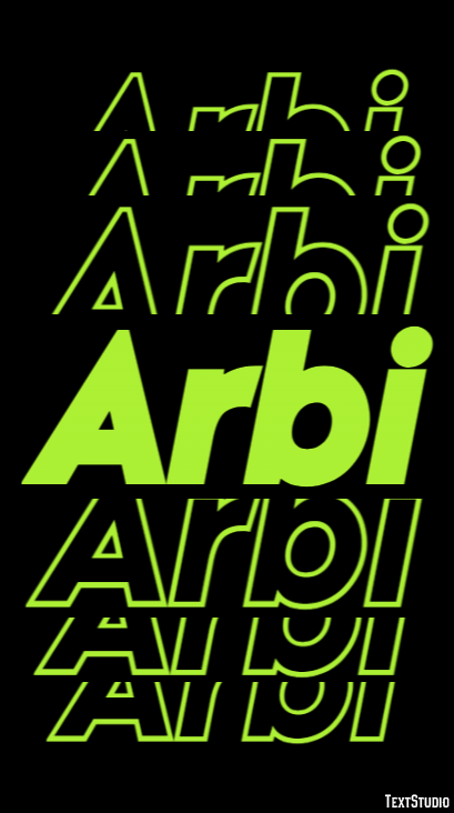 Arbi Text Effect