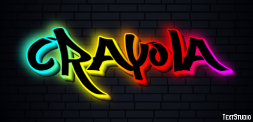 Crayola Text effect