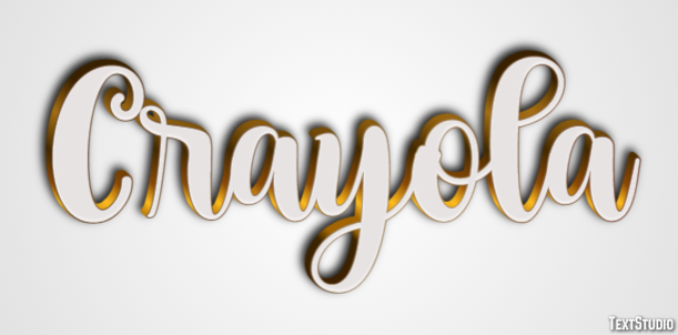 Crayola Text effect