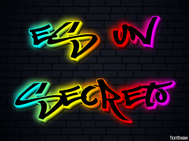 Es un secreto Tekst Effect