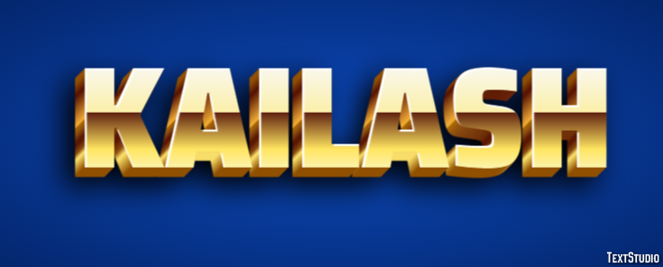 Kailash Эффект текста