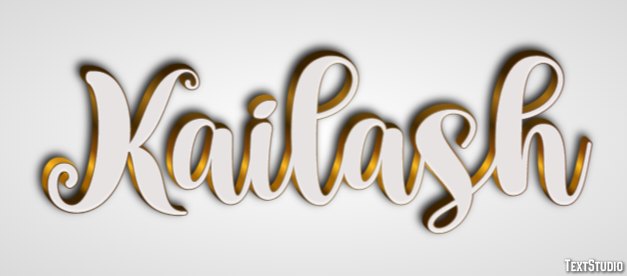 Kailash Эффект текста