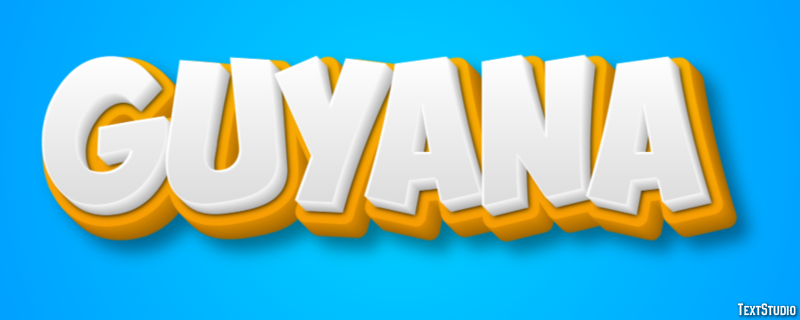 Guyana Text Effect