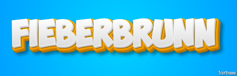 Fieberbrunn テキスト効果