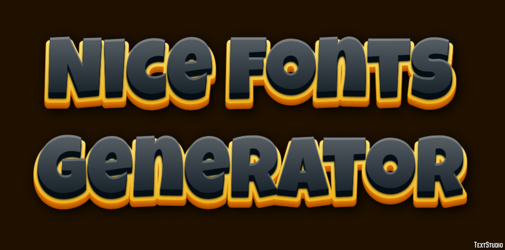 Nice Fonts Generator Text effect