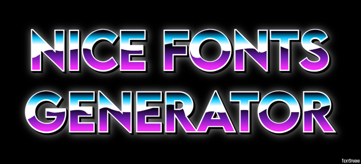 Nice Fonts Generator Text effect