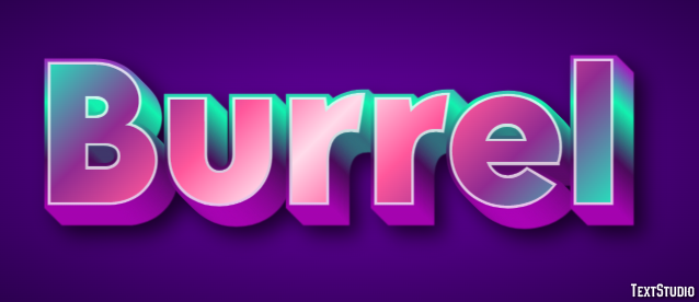 Burrel Text Effect