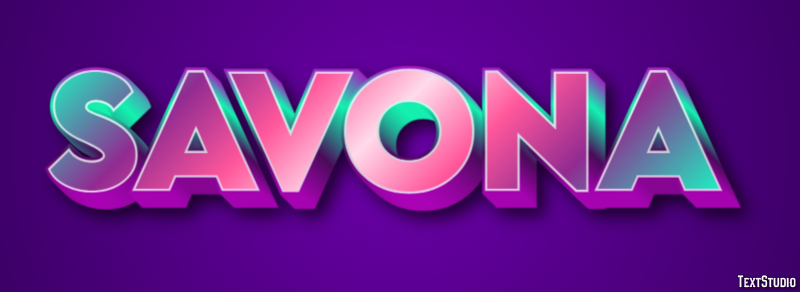 Savona Efekt tekstowy