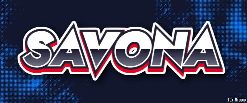 Savona Efeito de texto
