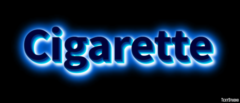 Cigarette Effet de Texte