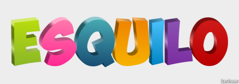 Esquilo Texteffekt
