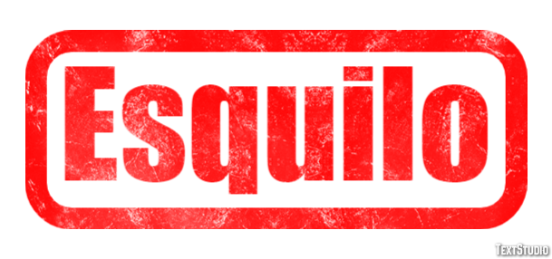 Esquilo Effetto testo