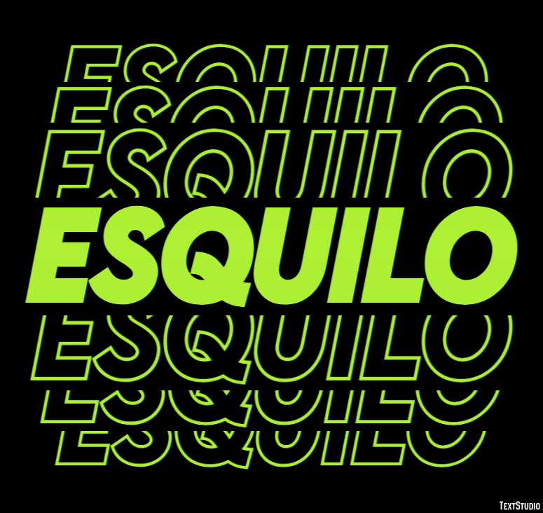 Esquilo Texteffekt