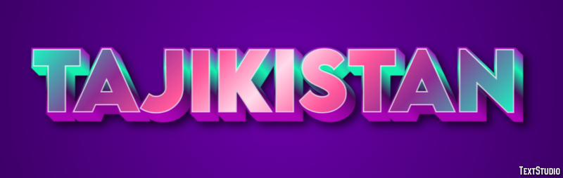 Tajikistan Effetto testo