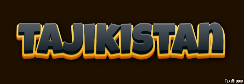 Tajikistan Text Effect