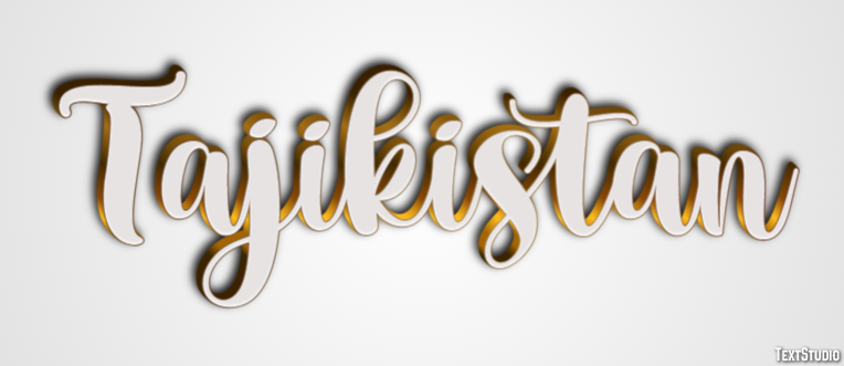 Tajikistan Text Effect