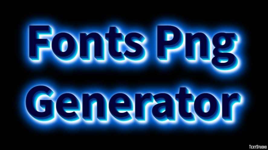 Fonts Png Generator Tekst Effect