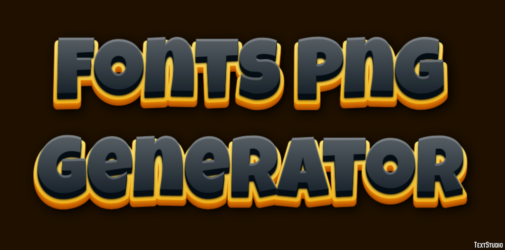 Fonts Png Generator Tekst Effect