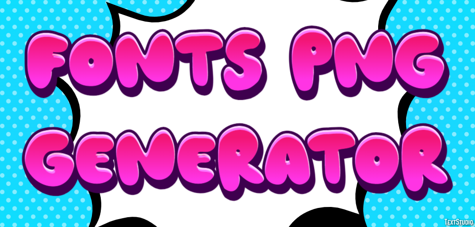 Fonts Png Generator Tekst Effect