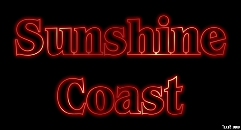 Sunshine Coast Efekt tekstowy