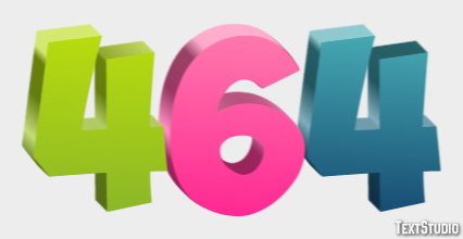 464 Text Effect
