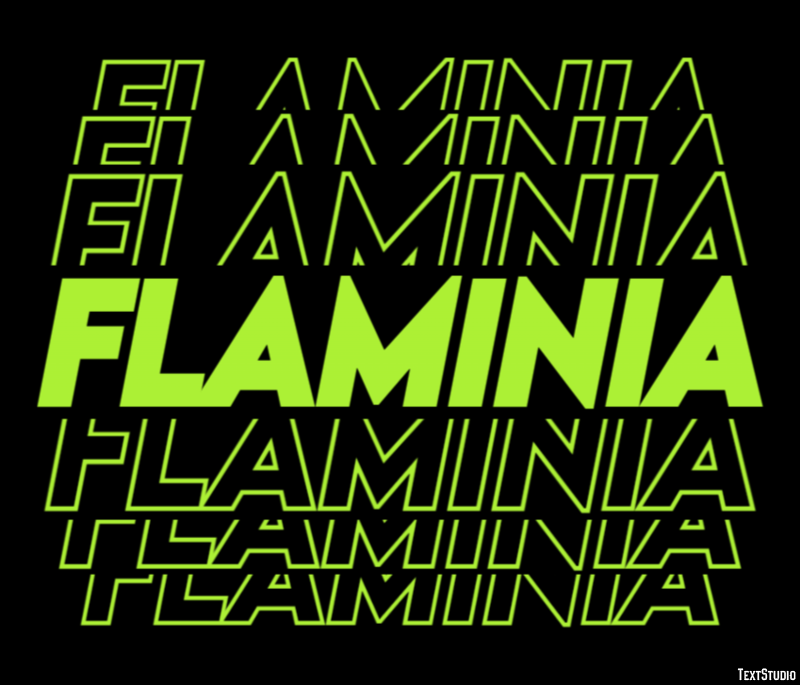 Flaminia Effetto testo
