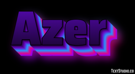 Azer Text effect
