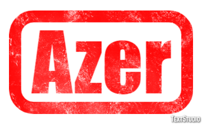 Azer Text effect