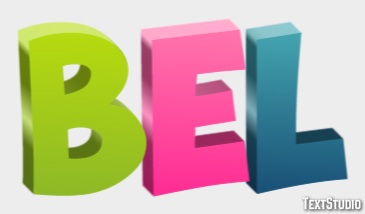 Bel Text effect