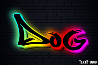 Dog Texteffekt