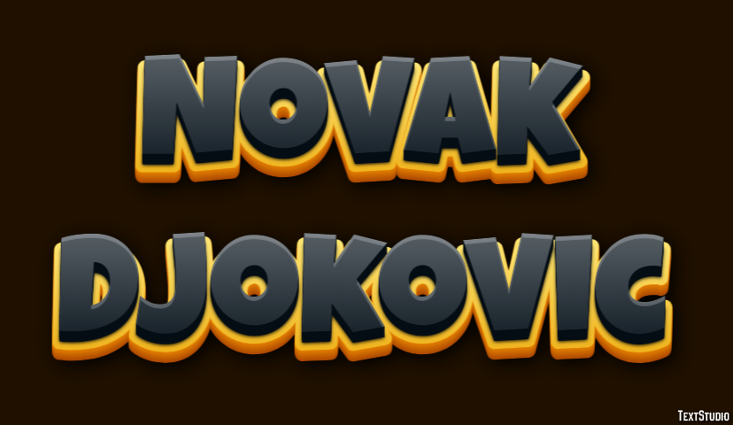 Novak Djokovic Efeito do texto