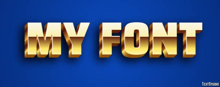My Font Effetto testo