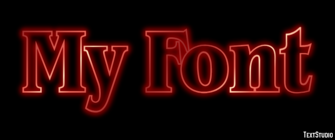 My Font Tekst Effect