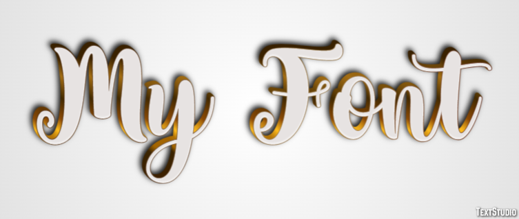 My Font Effetto testo