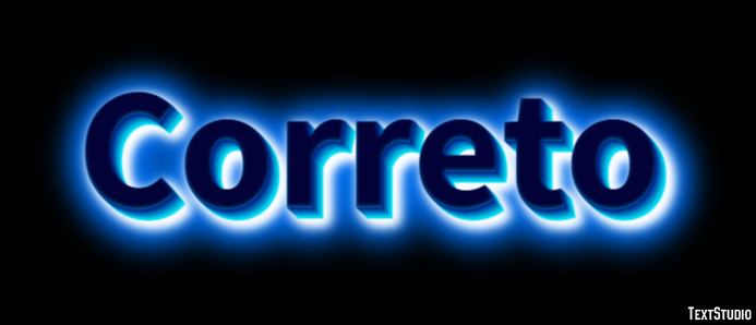 Correto Texteffekt