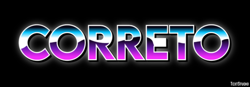 Correto Efeito de texto