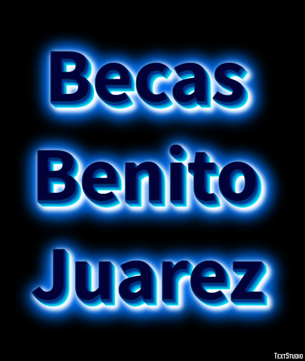 Becas Benito Juarez Effetto testo
