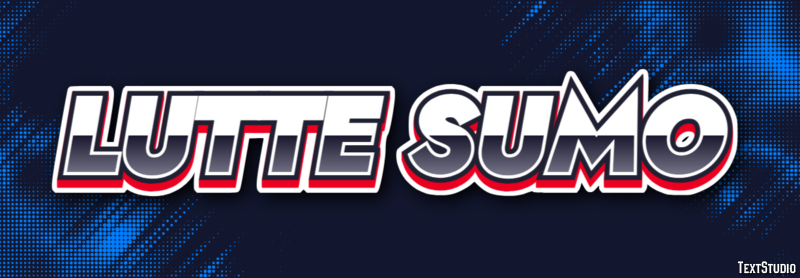 Lutte Sumo Effet de Texte