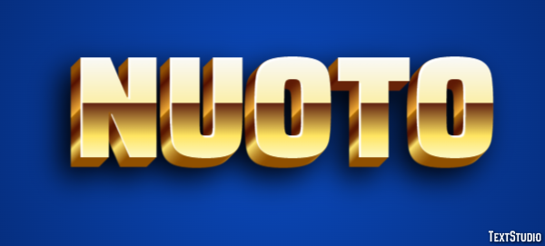 Nuoto Efecto de texto