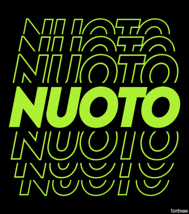 Nuoto Effetto testo