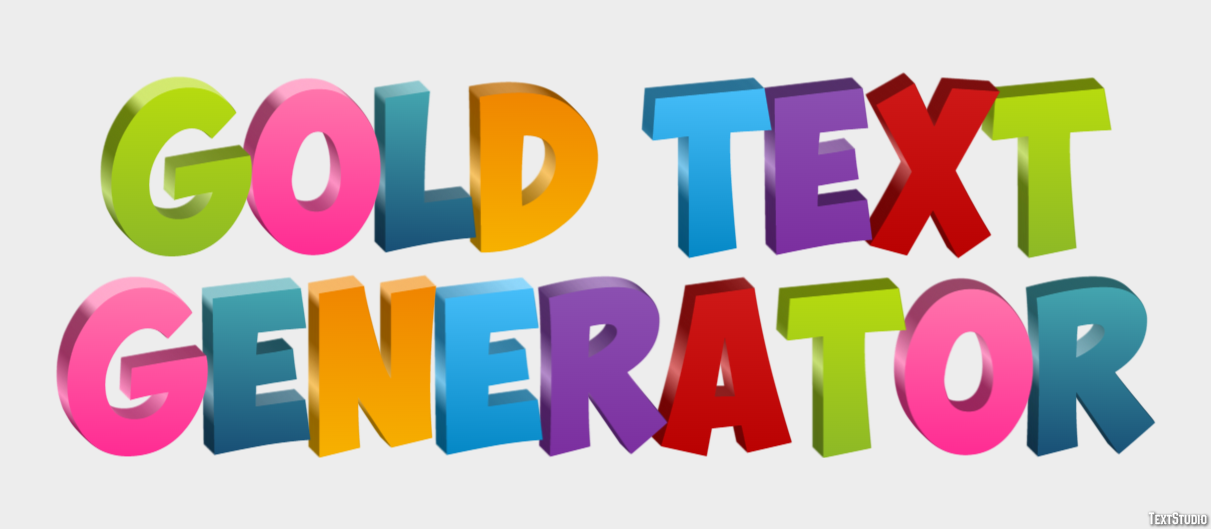 Gold Text Generator Efekt tekstowy
