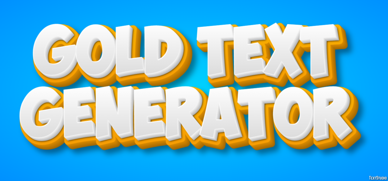 Gold Text Generator Efekt tekstowy